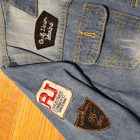 Fashion distressed denim jacket - Picture 3 of 6